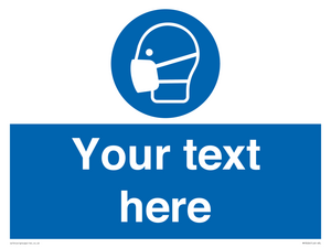 Custom Face Mask Sign